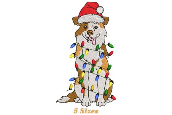 Australian Shepherd Dog with Christmas Lights Review