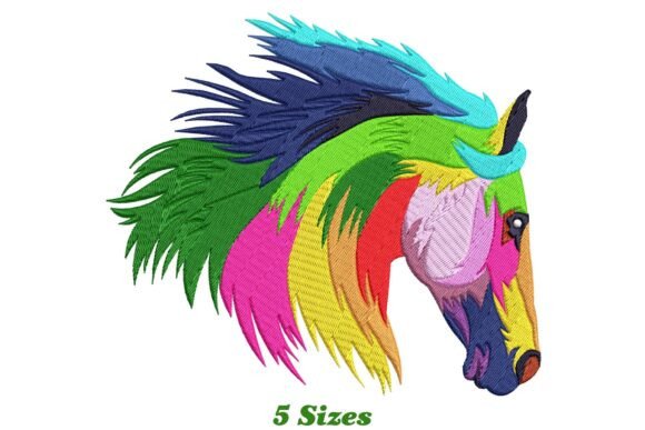 Colorful Horse Head: A Designer's Review for Gifts