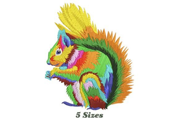 Colorful Squirrel Head: A Seasonal Design Review