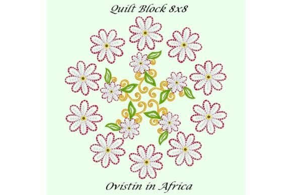 Floral Twerls and Swerls Quilt Blocks Review