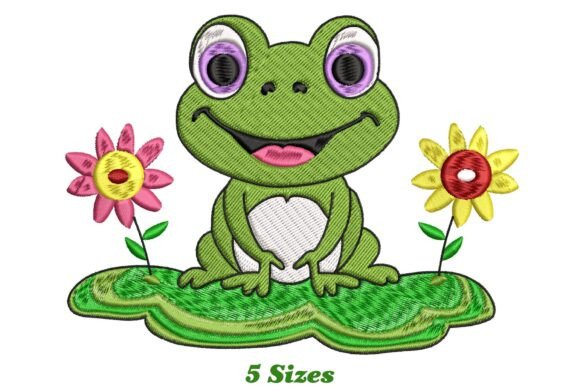 Funny Frog: A Whimsical Embroidery Design Review