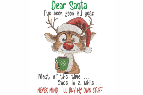 Funny Reindeer: A Seasonal Embroidery Review