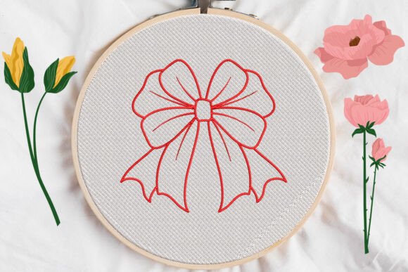 Red Bow Applique: A Designer's Review for Gifts