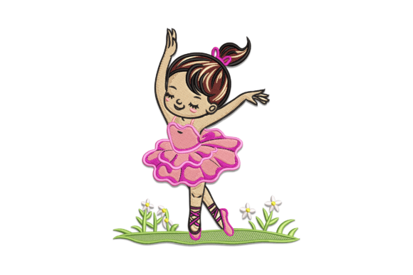 Review: Baby Girl Ballerina Embroidery Design