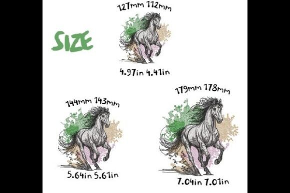 Reviewing the Horse Runner Embroidery Design